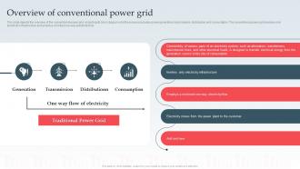 Smart Grid IT Overview Of Conventional Power Grid Ppt Powerpoint Clipart