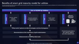Smart Grid Technology Benefits Of Smart Grid Maturity Model For Utilities