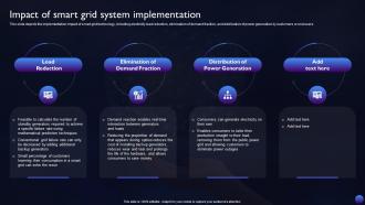 Smart Grid Technology Impact Of Smart Grid System Implementation