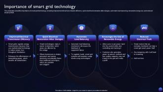 Smart Grid Technology Importance Of Smart Grid Technology