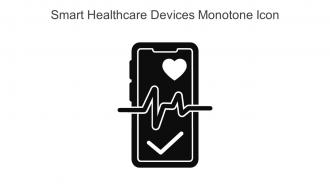 Smart Healthcare Devices Monotone Icon In Powerpoint Pptx Png And Editable Eps Format