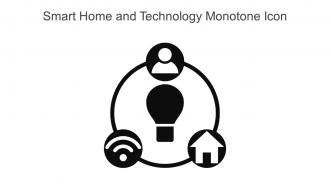Smart Home And Technology Monotone Icon In Powerpoint Pptx Png And Editable Eps Format
