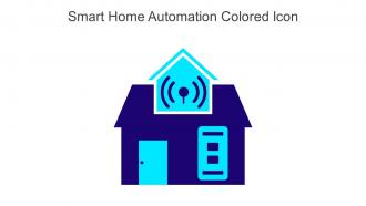 Smart Home Automation Colored Icon In Powerpoint Pptx Png And Editable Eps Format