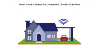 Smart Home Automation Connected Devices Illustration