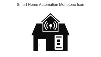 Smart Home Automation Monotone Icon In Powerpoint Pptx Png And Editable Eps Format