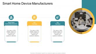 Smart Home Device Manufacturers In Powerpoint And Google Slides Cpb