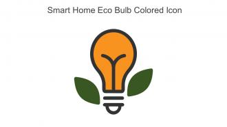 Smart Home Eco Bulb Colored Icon In Powerpoint Pptx Png And Editable Eps Format