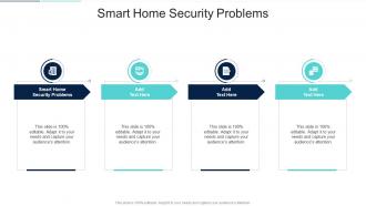 Smart Home Security Problems In Powerpoint And Google Slides Cpb