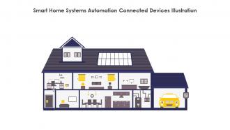 Smart Home Systems Automation Connected Devices Illustration