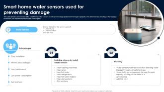 Smart Home Water Sensors Used Monitoring Patients Health Through IoT Technology IoT SS V