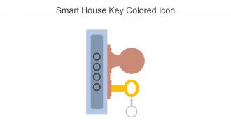 Smart House Key Colored Icon In Powerpoint Pptx Png And Editable Eps Format