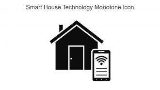 Smart House Technology Monotone Icon In Powerpoint Pptx Png And Editable Eps Format