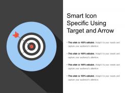 Smart icon specific using target and arrow