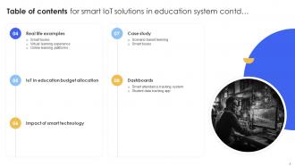 Smart IoT Solutions In Education System Powerpoint Presentation Slides IoT CD V Adaptable Colorful