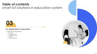 Smart IoT Solutions In Education System Powerpoint Presentation Slides IoT CD V Graphical Impressive