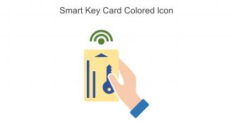 Smart Key Card Colored Icon In Powerpoint Pptx Png And Editable Eps Format