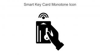 Smart Key Card Monotone Icon In Powerpoint Pptx Png And Editable Eps Format