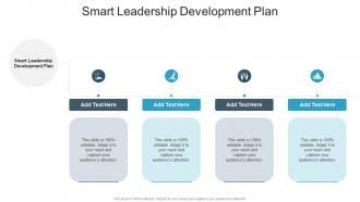 Smart Leadership Development Plan In Powerpoint And Google Slides Cpb