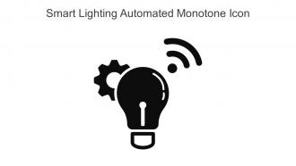 Smart Lighting Automated Monotone Icon In Powerpoint Pptx Png And Editable Eps Format