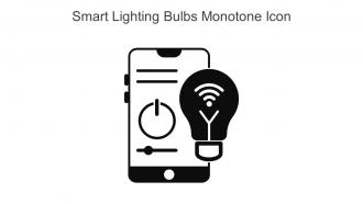 Smart Lighting Bulbs Monotone Icon In Powerpoint Pptx Png And Editable Eps Format