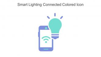Smart Lighting Connected Colored Icon In Powerpoint Pptx Png And Editable Eps Format