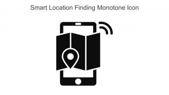 Smart Location Finding Monotone Icon In Powerpoint Pptx Png And Editable Eps Format