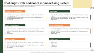 Smart Manufacturing Challenges With Traditional Manufacturing System