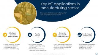 Smart Manufacturing Implementation To Enhance Key IoT Applications In Manufacturing Sector