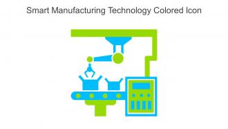 Smart Manufacturing Technology Colored Icon In Powerpoint Pptx Png And Editable Eps Format