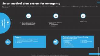 Smart Medical Alert System IoT Remote Asset Monitoring And Management IoT SS