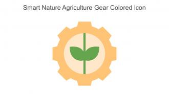 Smart Nature Agriculture Gear Colored Icon In Powerpoint Pptx Png And Editable Eps Format