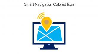 Smart Navigation Colored Icon In Powerpoint Pptx Png And Editable Eps Format