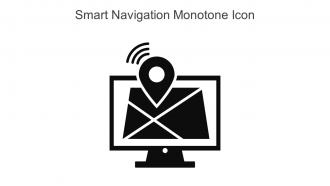 Smart Navigation Monotone Icon In Powerpoint Pptx Png And Editable Eps Format