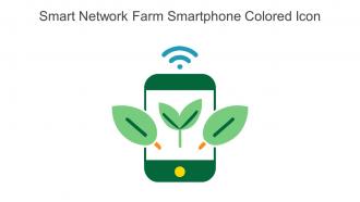 Smart Network Farm Smartphone Colored Icon In Powerpoint Pptx Png And Editable Eps Format