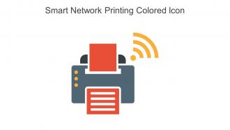 Smart Network Printing Colored Icon In Powerpoint Pptx Png And Editable Eps Format