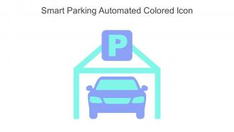 Smart Parking Automated Colored Icon In Powerpoint Pptx Png And Editable Eps Format