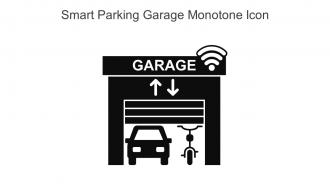 Smart Parking Garage Monotone Icon In Powerpoint Pptx Png And Editable Eps Format