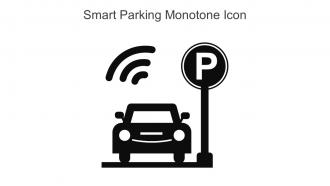 Smart Parking Monotone Icon In Powerpoint Pptx Png And Editable Eps Format