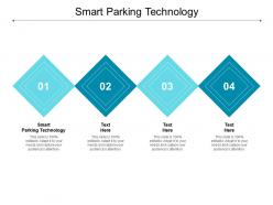 Smart parking technology ppt powerpoint presentation microsoft cpb