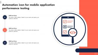 Smart Phone Automation Testing Powerpoint Ppt Template Bundles Editable Analytical