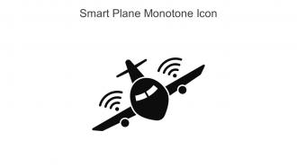 Smart Plane Monotone Icon In Powerpoint Pptx Png And Editable Eps Format