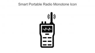 Smart Portable Radio Monotone Icon In Powerpoint Pptx Png And Editable Eps Format