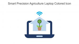 Smart Precision Agriculture Laptop Colored Icon In Powerpoint Pptx Png And Editable Eps Format