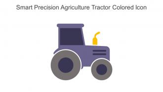 Smart Precision Agriculture Tractor Colored Icon In Powerpoint Pptx Png And Editable Eps Format