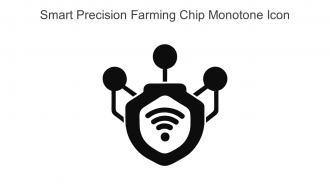 Smart Precision Farming Chip Monotone Icon In Powerpoint Pptx Png And Editable Eps Format