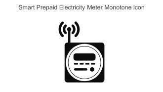 Smart Prepaid Electricity Meter Monotone Icon In Powerpoint Pptx Png And Editable Eps Format
