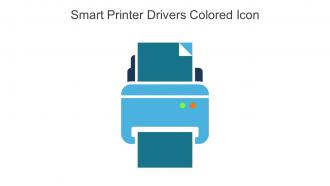 Smart Printer Drivers Colored Icon In Powerpoint Pptx Png And Editable Eps Format