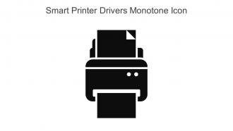 Smart Printer Drivers Monotone Icon In Powerpoint Pptx Png And Editable Eps Format