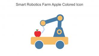 Smart Robotics Farm Apple Colored Icon In Powerpoint Pptx Png And Editable Eps Format
