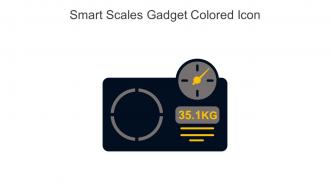 Smart Scales Gadget Colored Icon In Powerpoint Pptx Png And Editable Eps Format